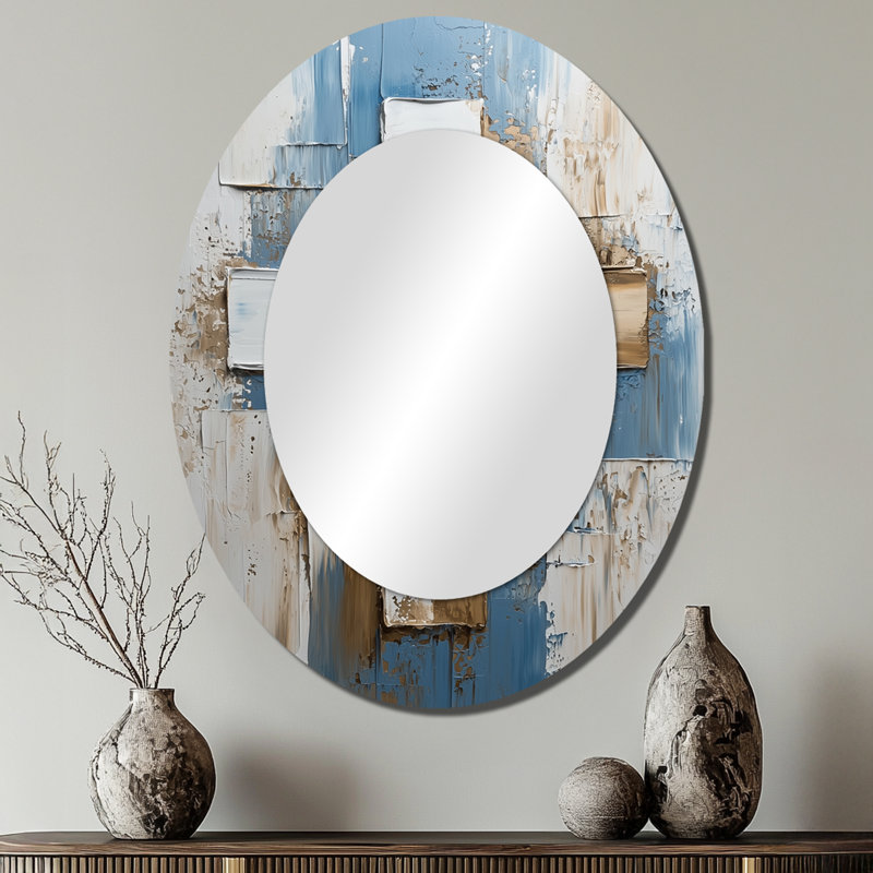 Miroir mural blanc, 40 po x 30 po