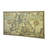 S/3 Rectangular Canvas Map Wall Art