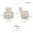 Wilner 35" W Faux Leather Swivel Reclining Glider-1778816876