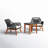 Talbott Allysen 3 Piece Wood Seating Group with Cushions and Mosaic Table