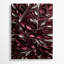 «Abstract Florals 91», art mural sur toile rouge-256534850