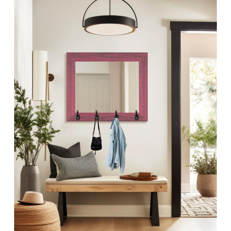 Miroir Tecopa, Rose / acier