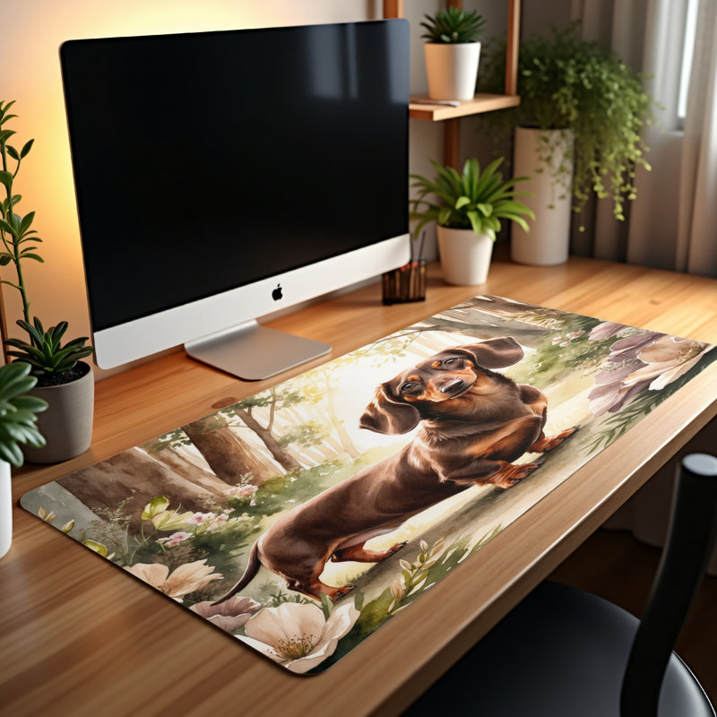 Polyester Desk Pad, 14.4x12.1
