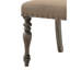 Couple de chaises de salle à manger Driftwood Finish Script