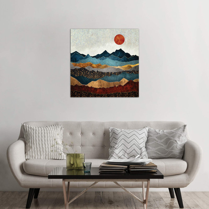 Amber Dusk by SpaceFrog Designs - Wrapped Canvas Print, 45.72 cm H x 45.72 cm W x 1.91 cm D