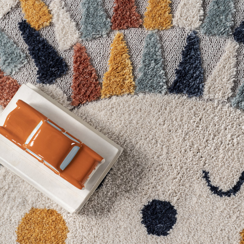 Multicolore tapis Amiah, Rectangle 7 pi 10 po x 10 pi 10 po
