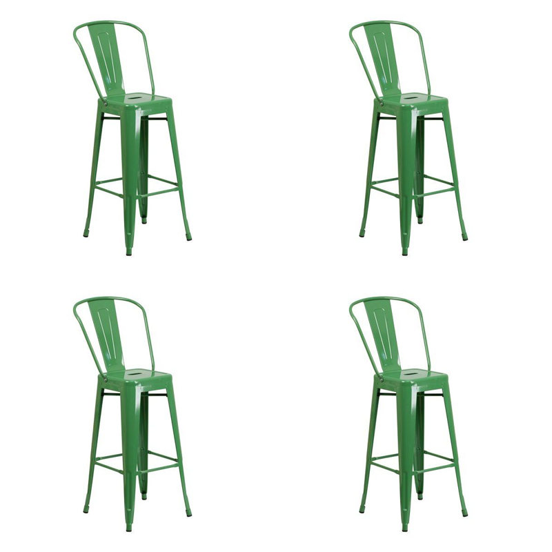 Tabouret de bar 30 po Cazzie, Vert