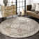 Daye Traditional Tiled Power Loom Performance Gray/Beige Rug