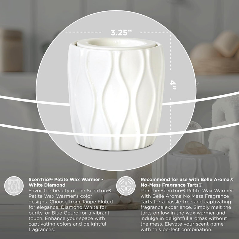 Chauffe-cire ScenTrio Petite - White Diamond