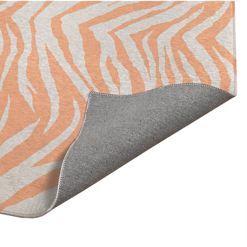 Tapis d'extérieur antidérapant à motif zébré, Rectangle 4pi x 6 pi