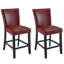 Tabouret de bar moderne en similicuir noir LUMera-530384753-530384752