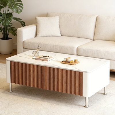 Table basse ondulée Wave