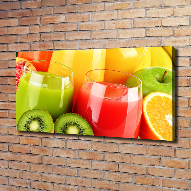 Fruit Juices 1 Piece Wrapped Canvas Wall Art