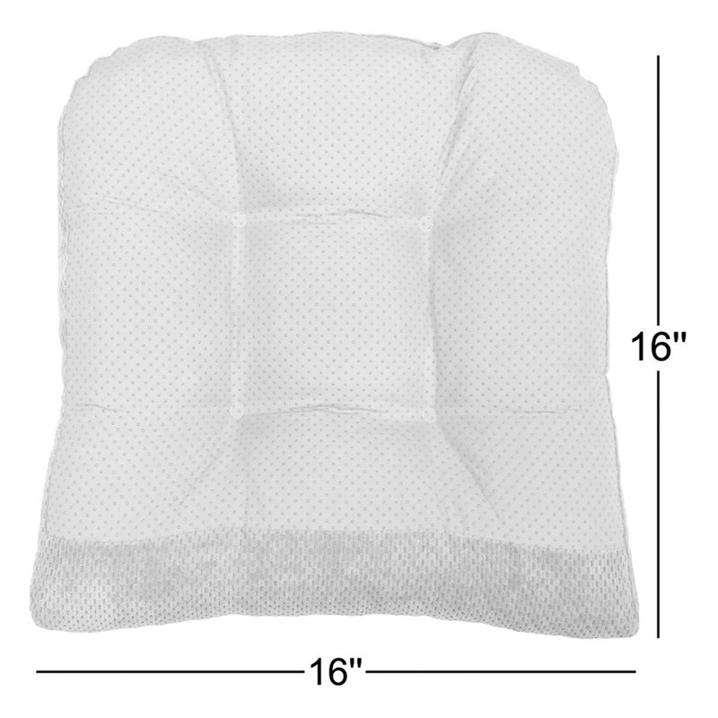 Coussin de chaise d’intérieur massif, Taupe clair