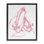 «Pink Ballet Slipper», art mural encadré par Daphne Polselli
