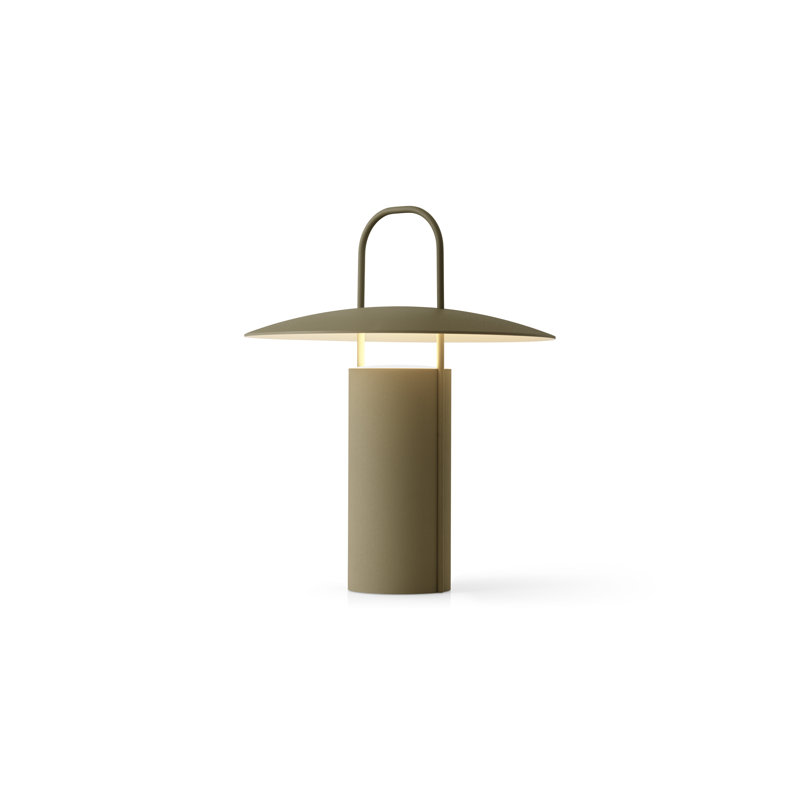 Ray LED Table Lamp, Dusty Green