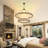 Tianga 36 - Light Dimmable Wagon Wheel Chandelier-937170403