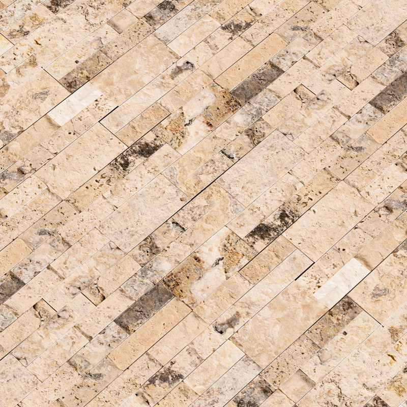 Stonecrest 6 in. x 18 in. Split Face Natural Stone Ledger Corner Wall Tile, Branford