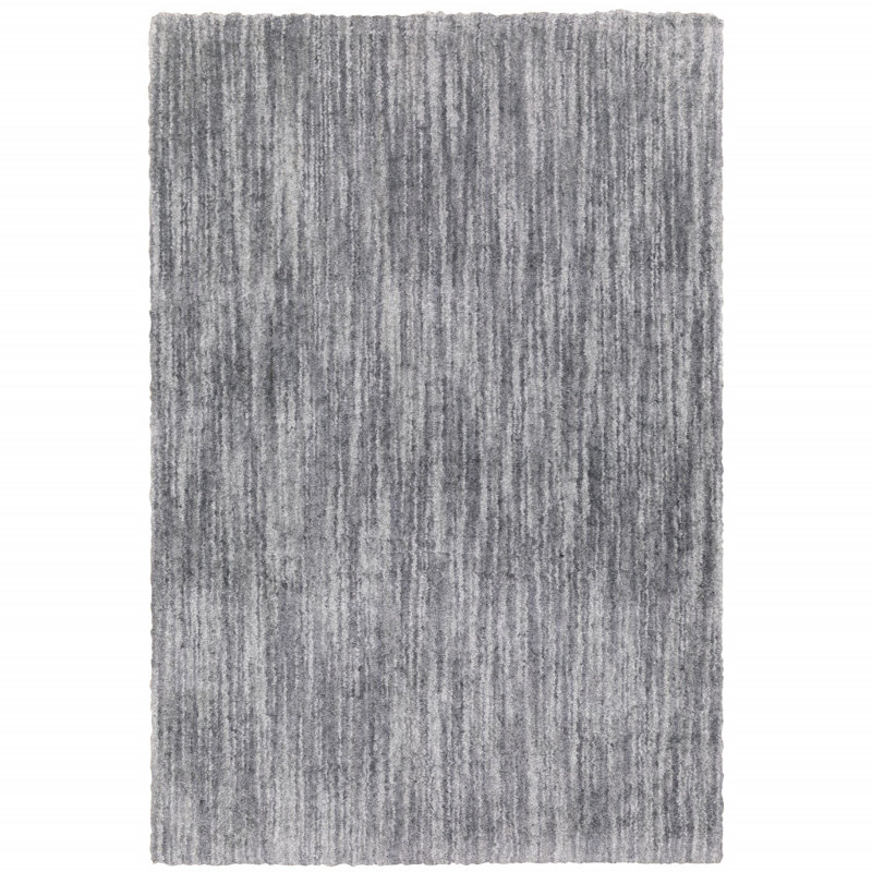 Tapis gris clair Guarani, Rectangle 9 pi 10 po x 12 pi 10 po