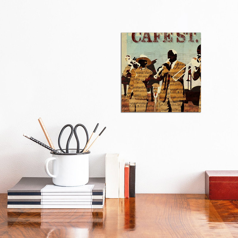 Café St. Jean by Kyle Mosher - Wrapped Canvas Print, 30.48 cm H x 30.48 cm W
