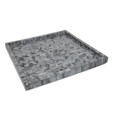 Modern Glamour Bone Decorative Tray