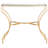 Naida 40'' Glass Top Console Table