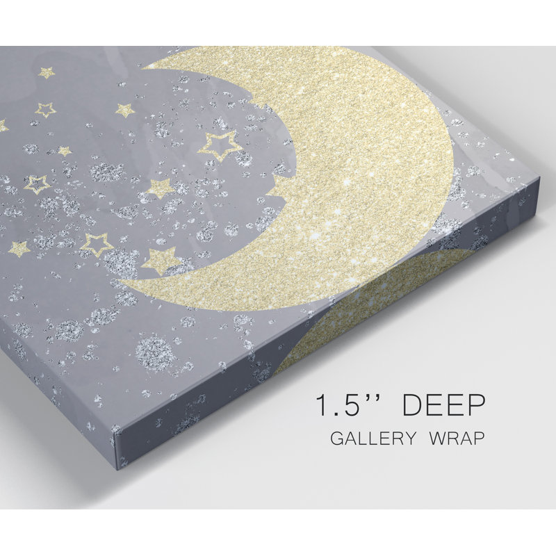 «Sparkling Night» par Daniela Santiago - reproduction d'art sur toile tendue, H 48 po x l 32 po x P 1 po