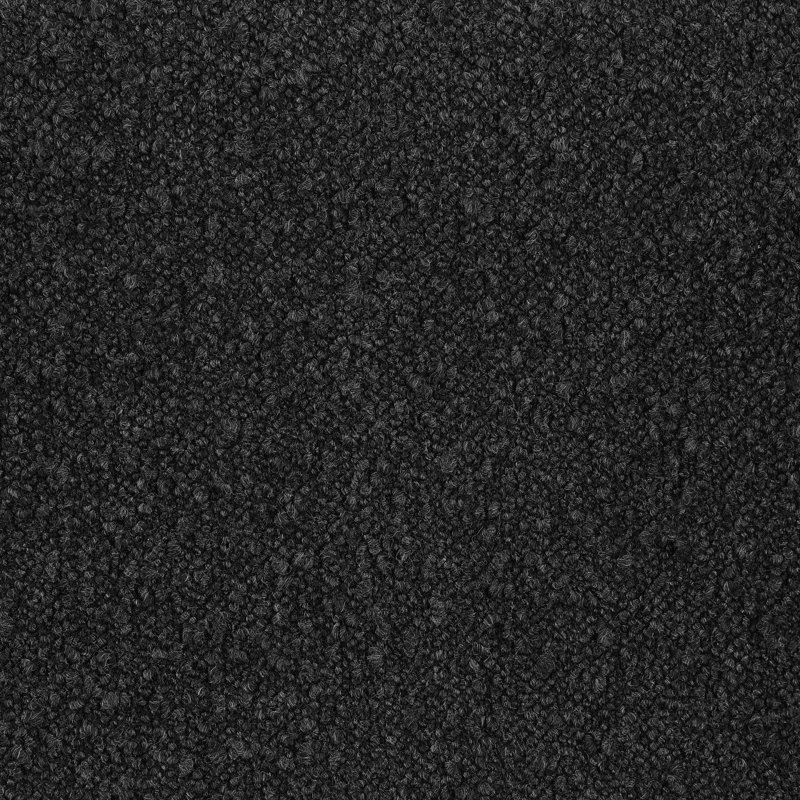 Chaise courbée sans accoudoirs Austin, Gris anthracite