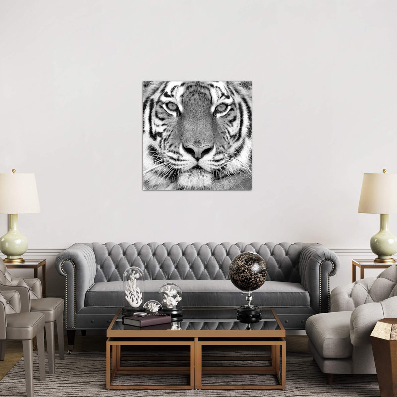 Tiger by PhotoINC Studio - Wrapped Canvas Print, 93.98 cm H x 93.98 cm W x 3.175 cm D