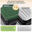 Matelas gonflable CHÉRIMOR 45 cm (18 po) Queen, pompe électrique intégrée, sac de transport inclus, une chambre, usage intérieur/extérieur, capacité de 363 kg (800 lb), vert forêt
