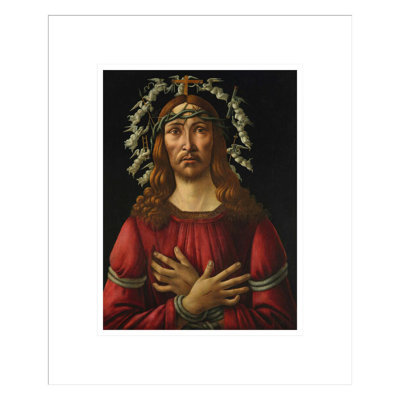 Man of Sorrows by Sandro Botticelli - Framed Giclee Print