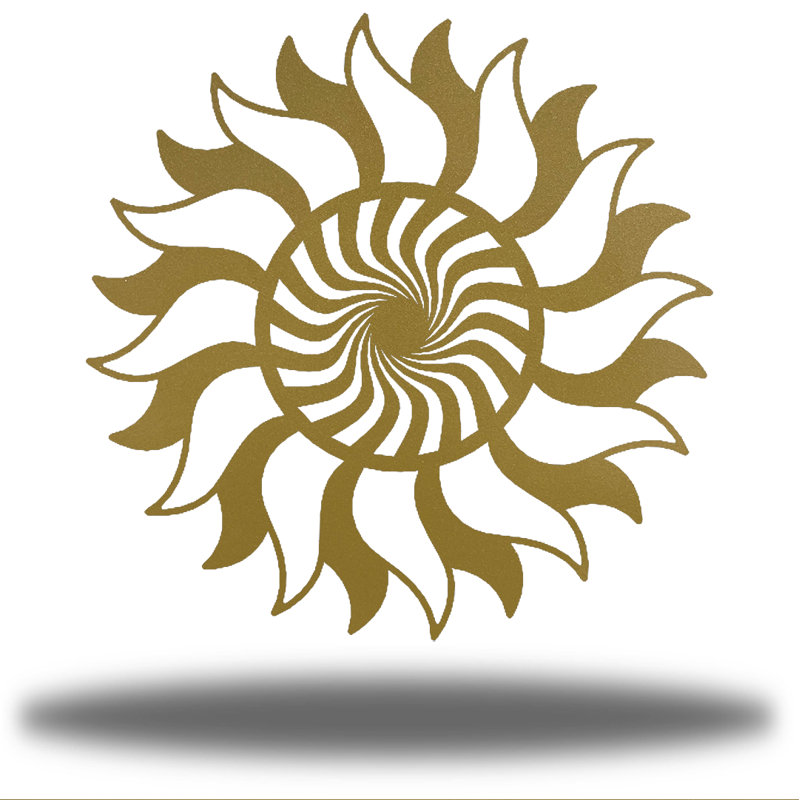 Décoration solaire Eutimio, Or, H 36 po x l 36 po x P 0,01 po