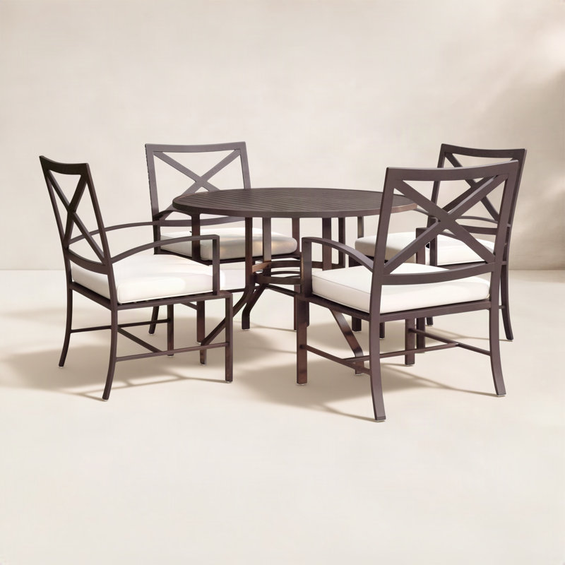 Ensemble de salle à manger Mulcahey, Toile lin Sunbrella®
