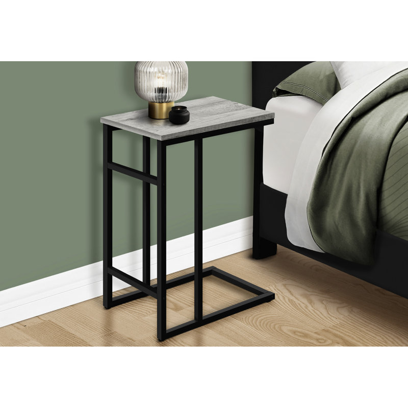 Table d'appoint chic pour le salon - gris / noir