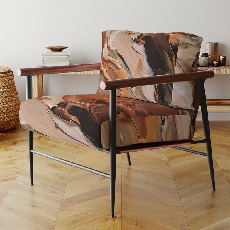 Fauteuil d'appoint Currahee, Doré