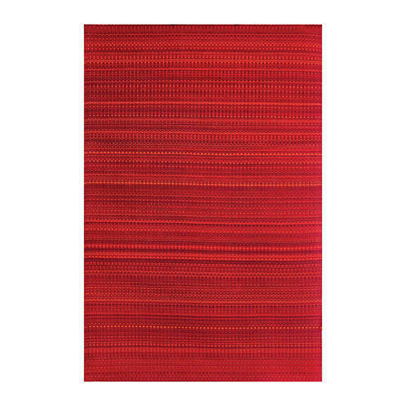 Tapis d'extérieur 8 pi x 10 pi, rouge chaud