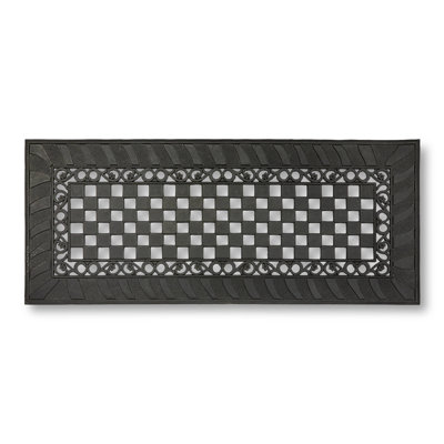Classic Check Rubber Entrance Mat