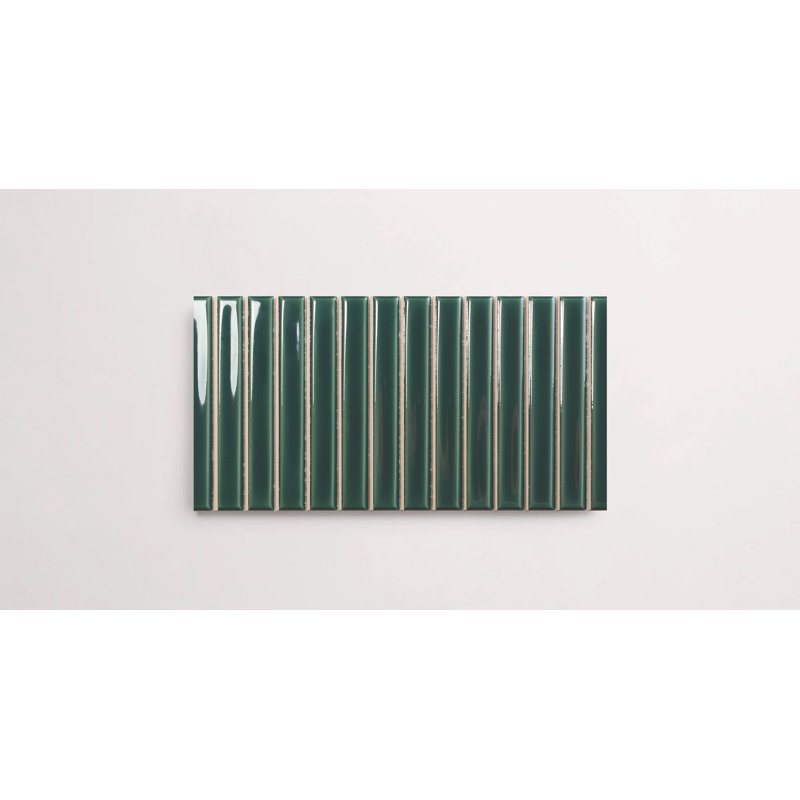 Love Bars 5" x 10" Glossy, Royal Green