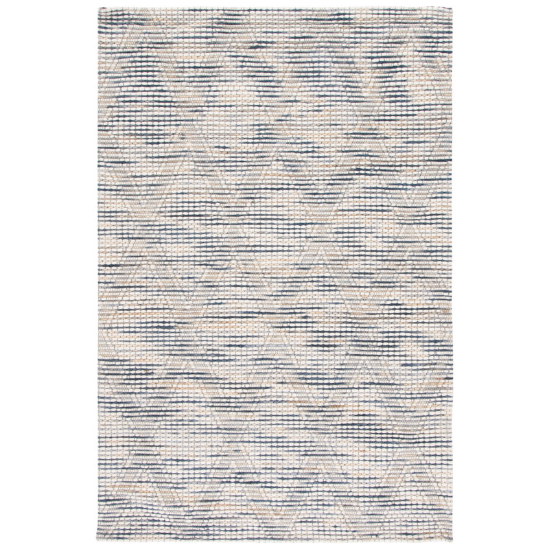 Tapis ivoire / bleu Edgartown 901, Rectangle 6 pi x 9 pi
