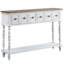 Console en bois massif 33,02 po