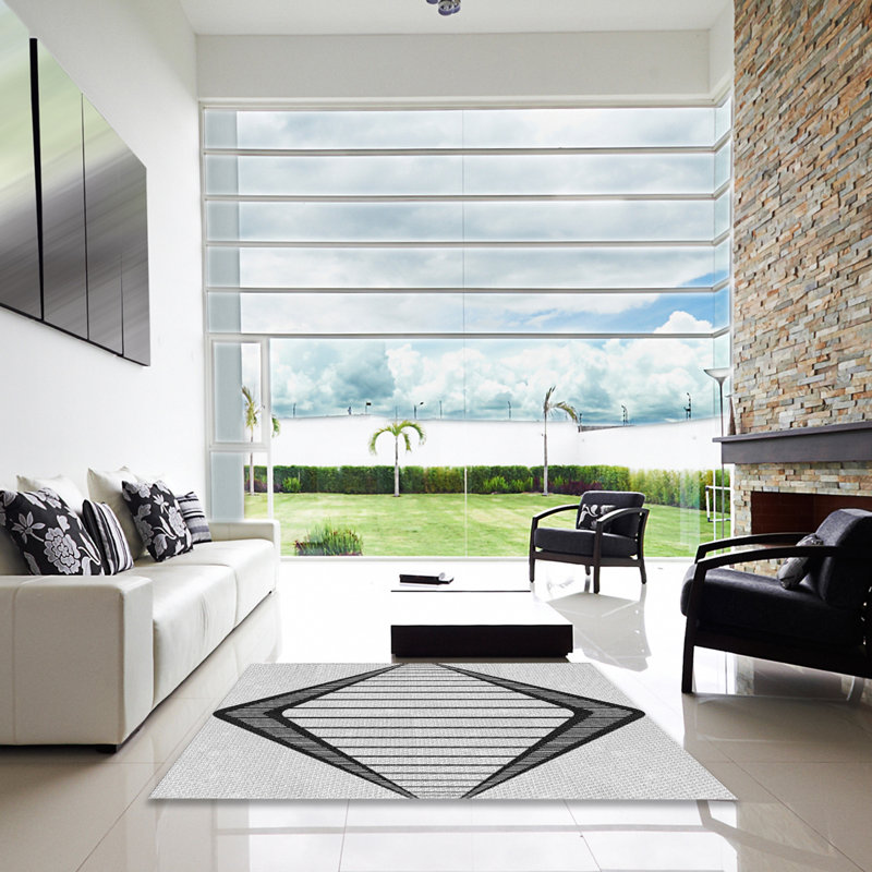 Tapis gris Hartwell, Carré 6 pi