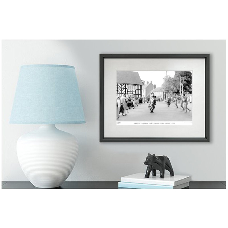 Abbots Bromley, The Annual Horn Dance C1955 - Single Picture Frame Print, 45cm H x 60cm W x 2.3cm D