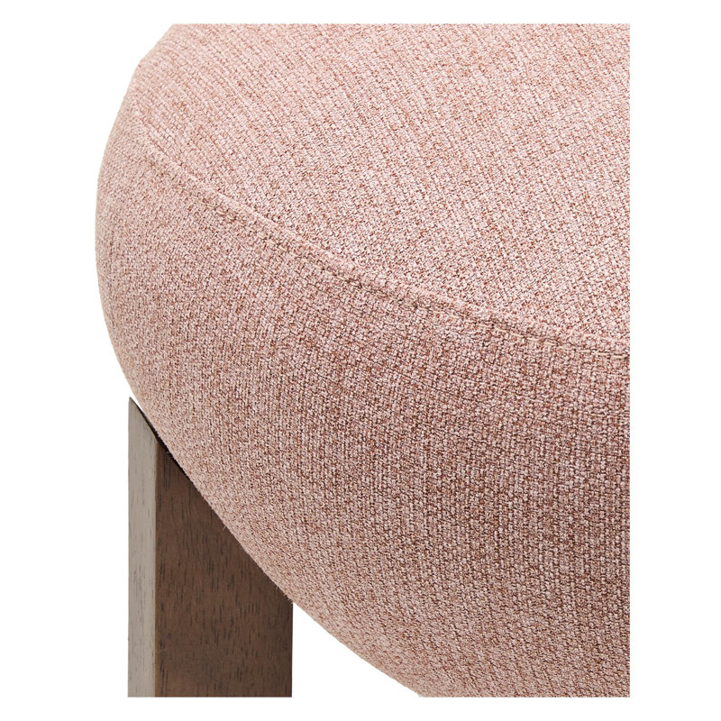 Marfa MARF-001 18"H X 18"W X 18"D Ottoman, Pink