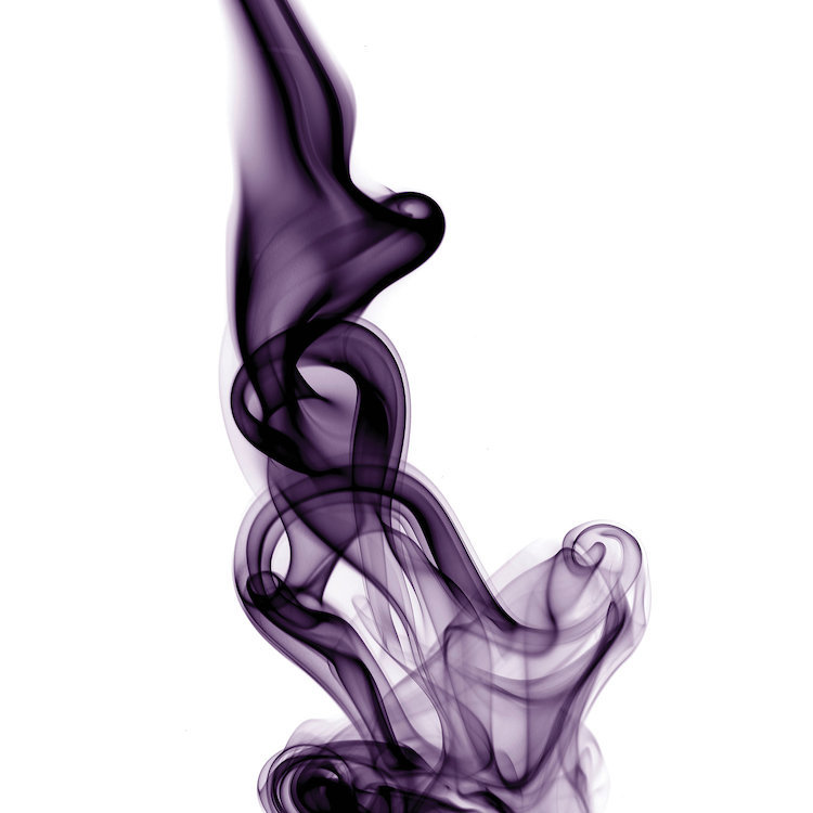 «Smoke VII», impression sur toile, H 26 po x l 26 po x p 1,5 po, Toile tendue, Pas de tapis