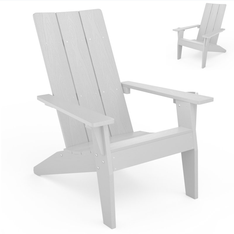 Outdoor Adirondack Chair, White