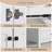 Wimer 60'' Modern Double Sink Bathroom Vanity with Spacious Resin Top, Faucet, Assembly Required-797543443