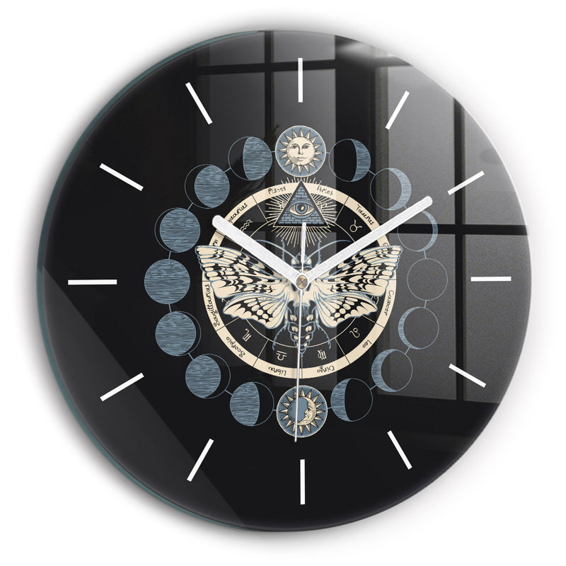 Glass Wall Clock
