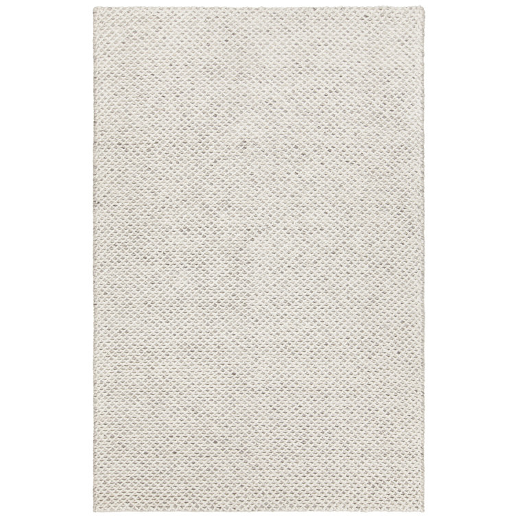 Tapis blanc en laine tissé à la main Sylvan Authentic