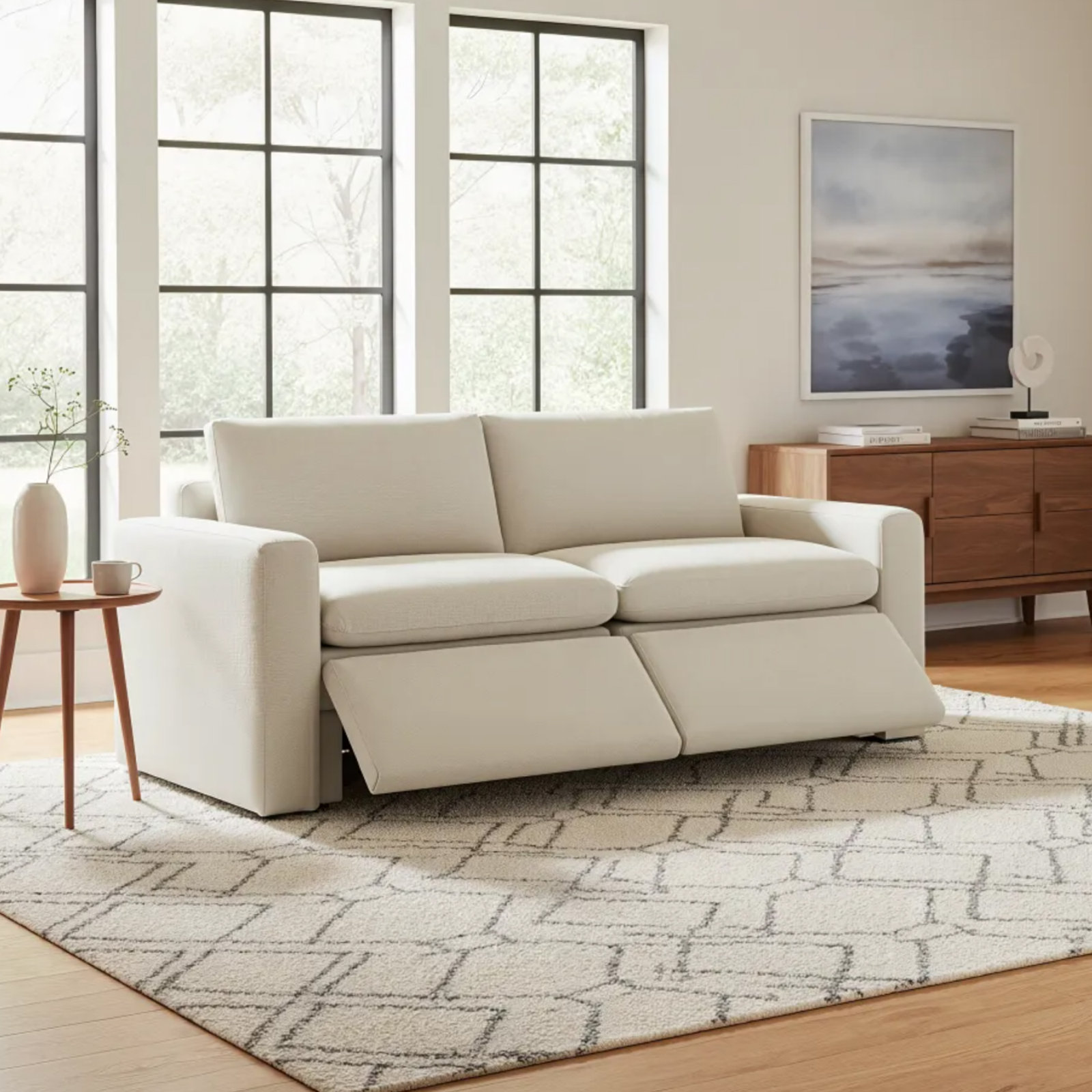 Lana 74" Modular Sofa, Effie Linen