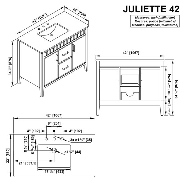 Dimensions du produit